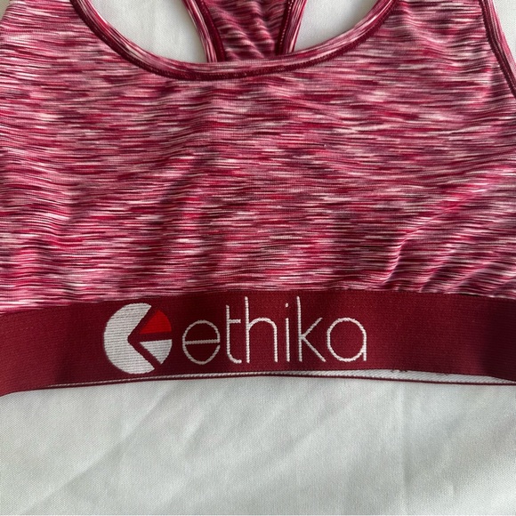 Ethika Red Sports Bra - Picture 3 of 4